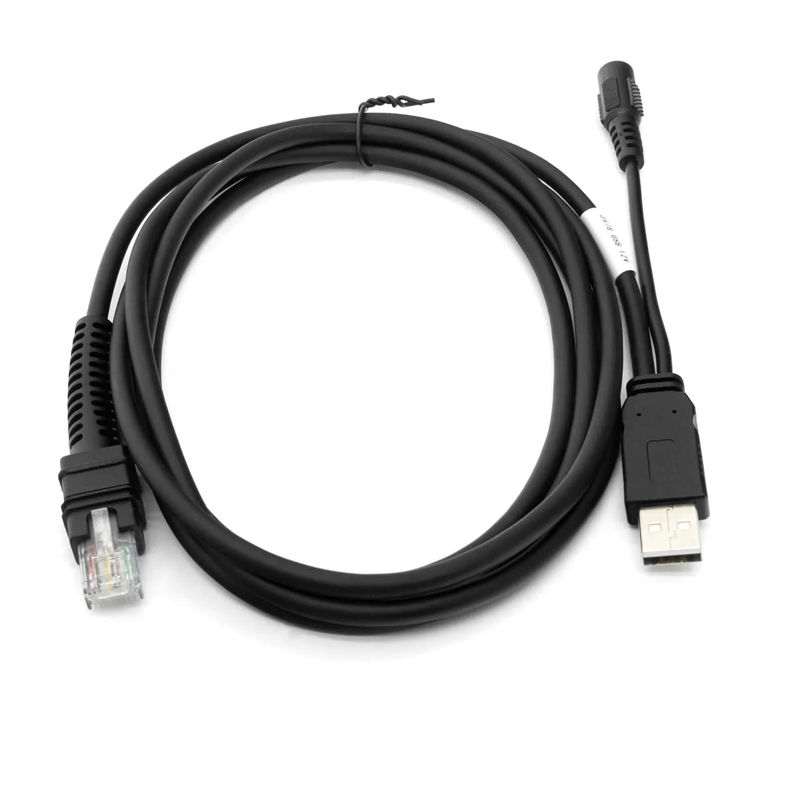 CARPSDZY CBA-U42-S07PAR USB Cable for Zebra DS3600, LI3608, LI3678, DS8108, 2.8m, 12V Power Supply - main product image
