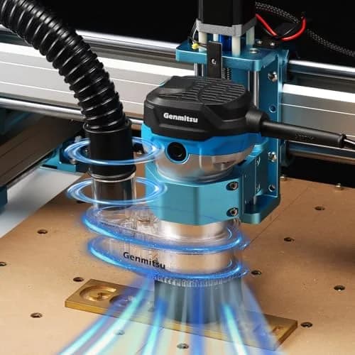 Genmitsu 65mm & 69mm CNC Dust Shoe with 38mm Hose Adapter | Universal Compatibility for Spindle Motors thumbnail 3