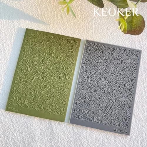 Keoker Boho Texture Sheets Set | Polymer Clay Texture Mat for Jewelry & Crafts (1-3) thumbnail 3