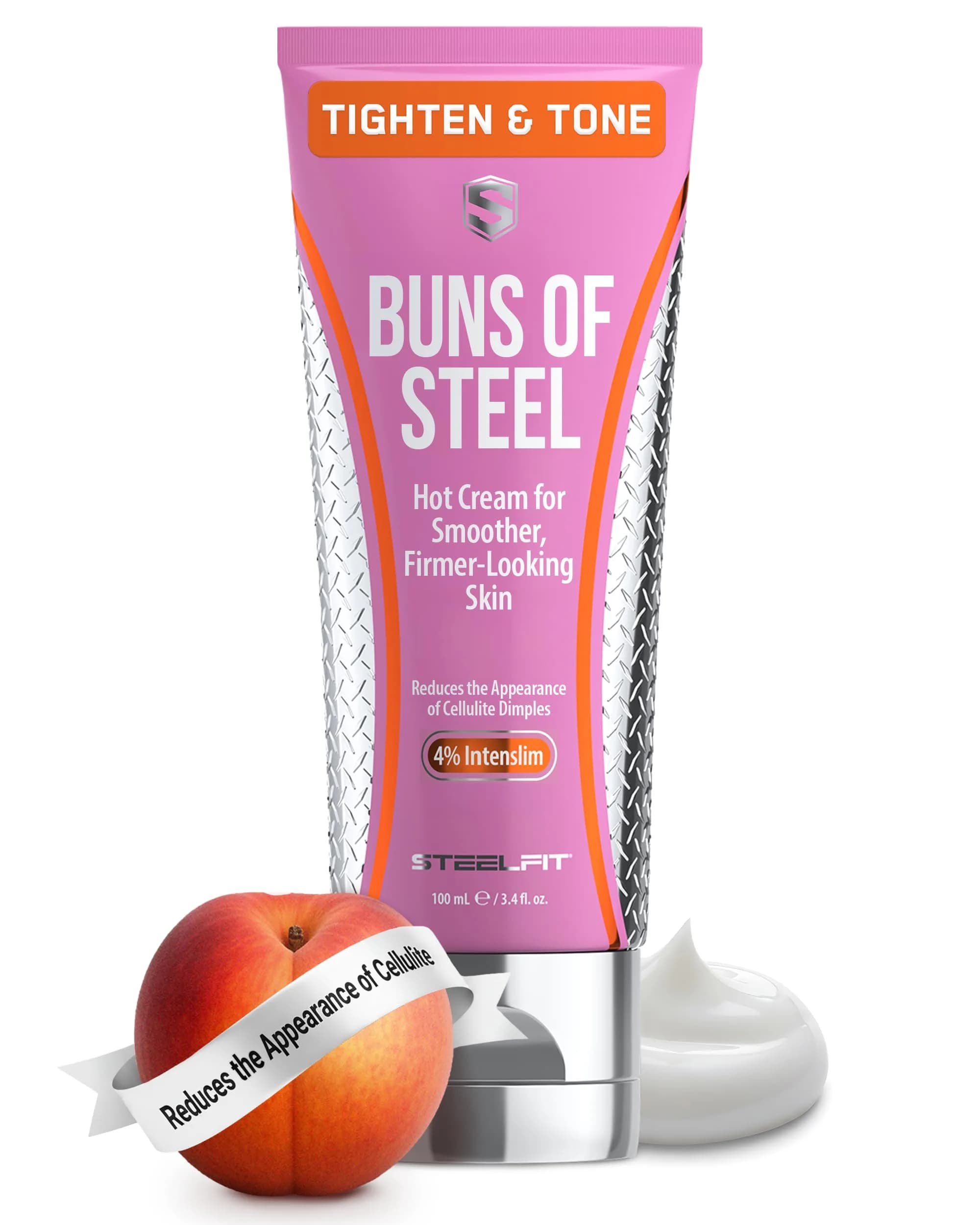 SteelFit Maximum Toning Cellulite Cream for Stretch Marks 3.4 Fl Oz | Tighten & Reduce Marks - main product image