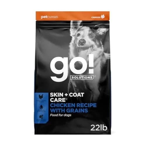Go! Solutions Skin + Coat Care Chicken Dry Dog Food, 22 lb | Supports Healthy Skin & Shiny Coat thumbnail 1