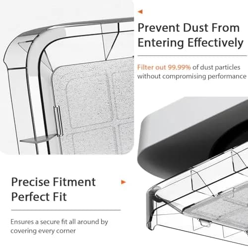 IFCASE Clear Engine Air Filter Stand for Mac Studio & Mac Mini | 19.7cm x 19.7cm x 3.9cm thumbnail 3