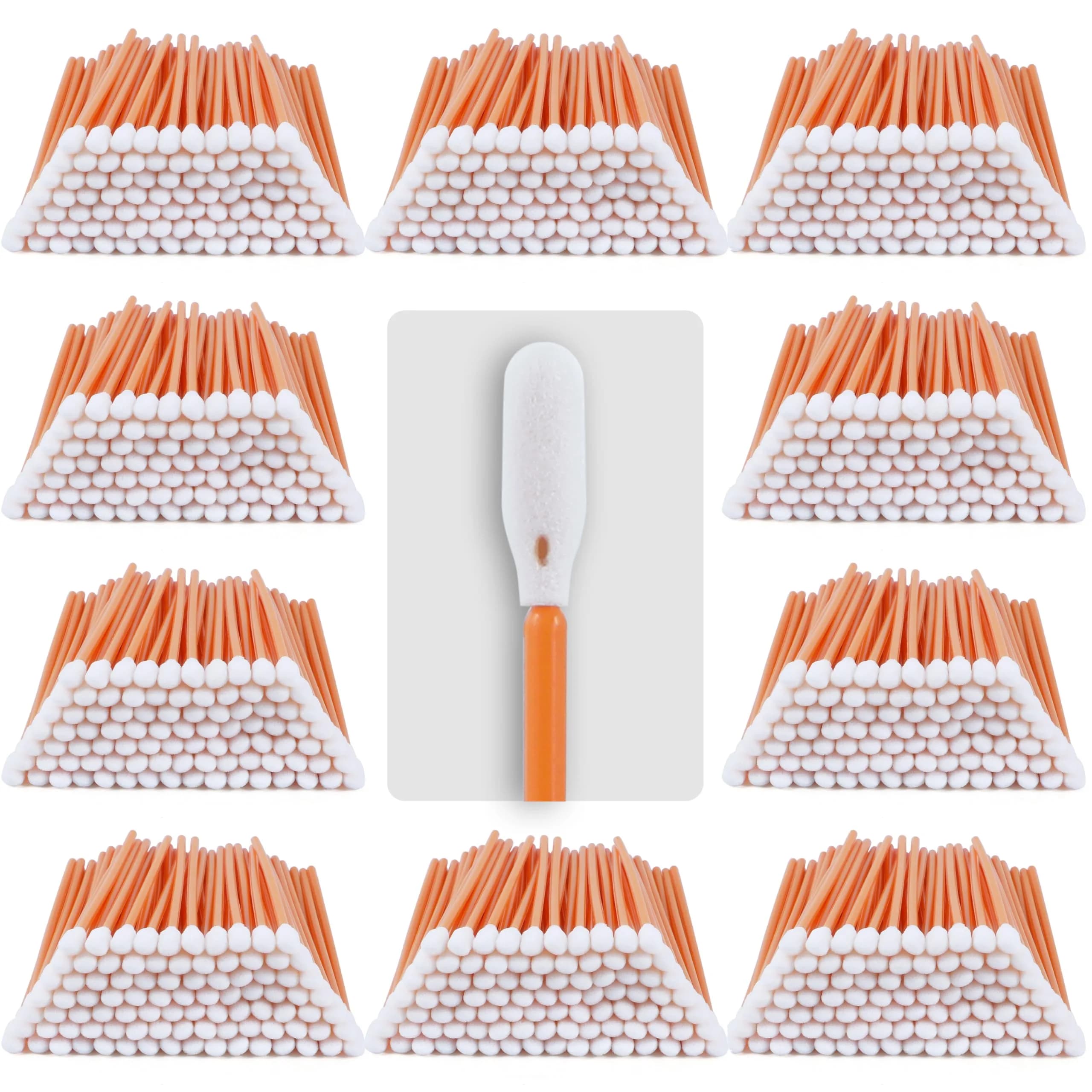 AAwipes Foam Swabs 10.5 cm (4.13") Round Head, 100 Count | Lint-Free Cleaning for Electronics & Printers — 160 mm (6.30") / 5160C 1000Pcs