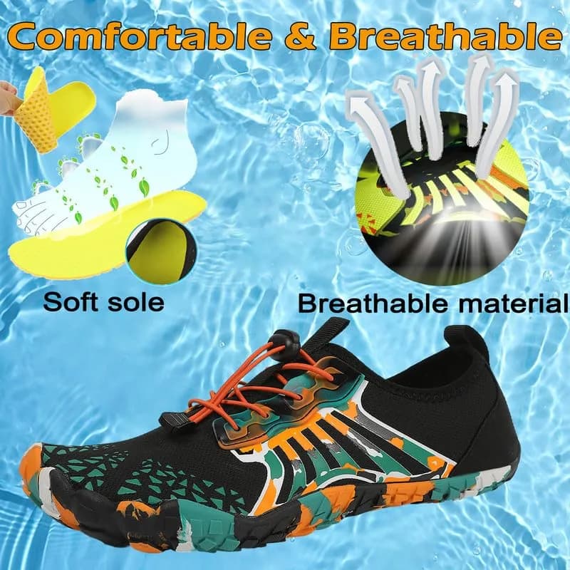 LIZRHA Water Shoes for Men and Women | Quick Dry Aqua Swim Barefoot Shoes for Outdoor Water Activities thumbnail 5
