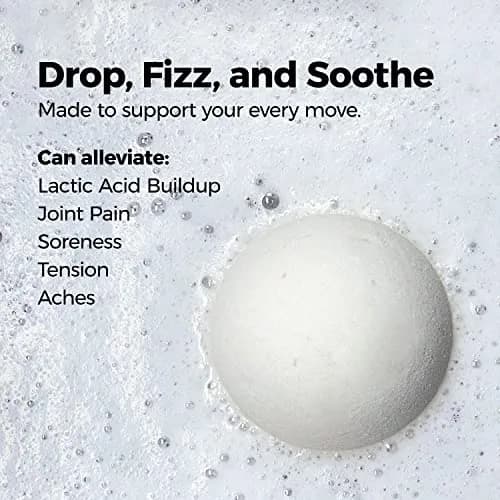 Muscle Rehab Epsom Salt Bath Bombs 8 Pack | Magnesium Recovery with Arnica & Essential Oils for Post-Workout Relaxation thumbnail 2