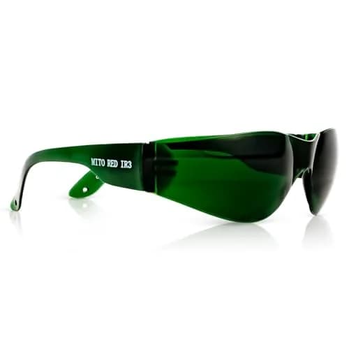 Mito Red Light Red Light Therapy Glasses IR3 Dark | Eye Protection for Infrared & Near-Infrared Light thumbnail 1