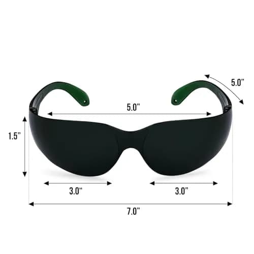 Mito Red Light Red Light Glasses | Eye Protection for Red Light Therapy (600nm-900nm) | IR5 Extra Dark thumbnail 4