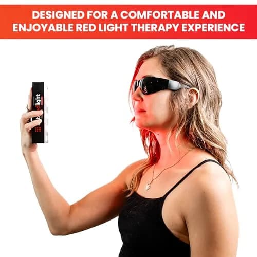 Mito Red Light Red Light Glasses | Eye Protection for Red Light Therapy (600nm-900nm) | IR5 Extra Dark thumbnail 3
