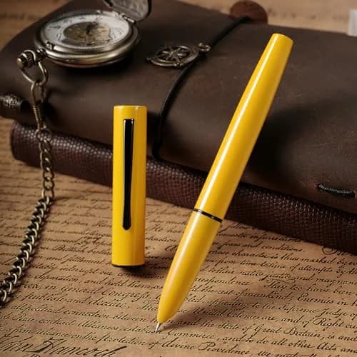 HONG DIAN C1 Fountain Pen Extra Fine Nib 0.4mm (140mm) | Smooth Writing Metal Pen with Converter thumbnail 4