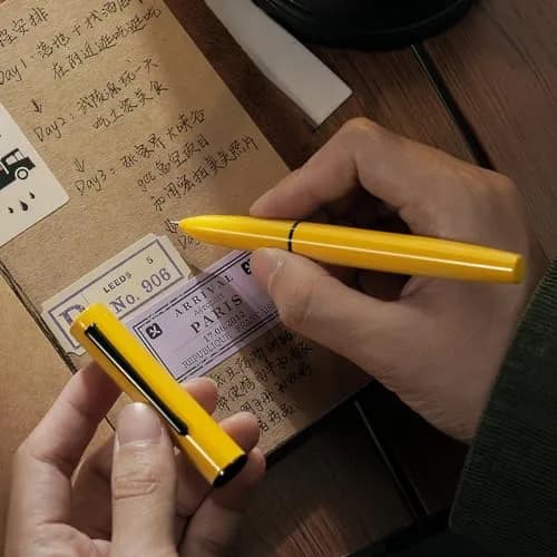 HONG DIAN C1 Fountain Pen Extra Fine Nib 0.4mm (140mm) | Smooth Writing Metal Pen with Converter thumbnail 7