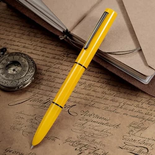 HONG DIAN C1 Fountain Pen Extra Fine Nib 0.4mm (140mm) | Smooth Writing Metal Pen with Converter thumbnail 3