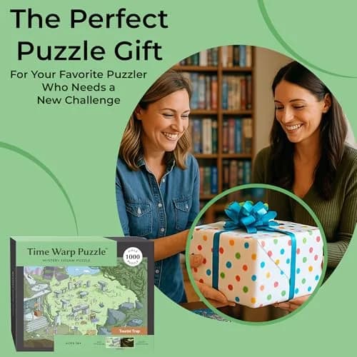 da Vinci's Room Time Warp Tourist Trap 1000 Piece Jigsaw Puzzle 48.9cm x 48.9cm (19.25" x 26.62") | Educational Puzzle for Adults thumbnail 7