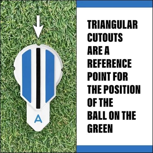 Alignment Ball Mark Golf Putting Alignment Aid Tool Pack of 3 | USGA Compliant thumbnail 6