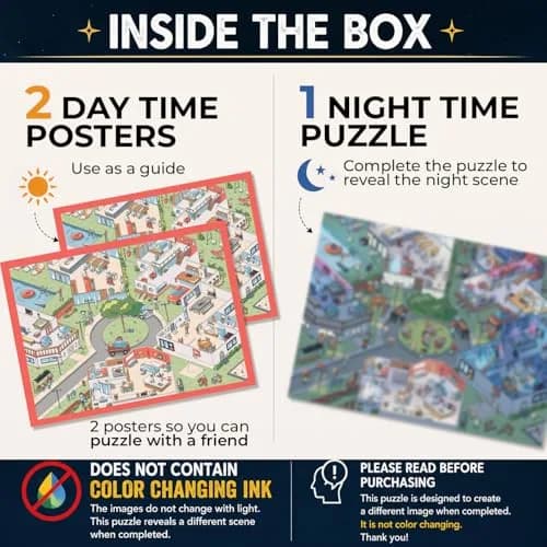 da Vinci's Room Time Warp Puzzle – Purrfect Party 1000 Piece Jigsaw Puzzle | 52.2 x 46.3 cm (20.5 x 18.2 inches) thumbnail 3