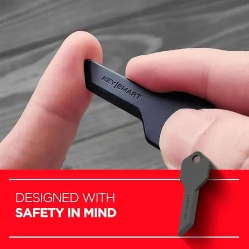 KeySmart Safe Box Opener Black 3-Pack | Finger-Safe Keychain Tool for Easy Package Opening thumbnail 4