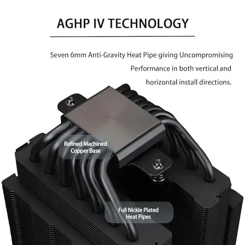 Thermalright Phantom Spirit 120 EVO CPU Cooler Dual TL-K12 PWM Fan 7 Heat Pipes 157mm Height | 2150RPM Speed thumbnail 2