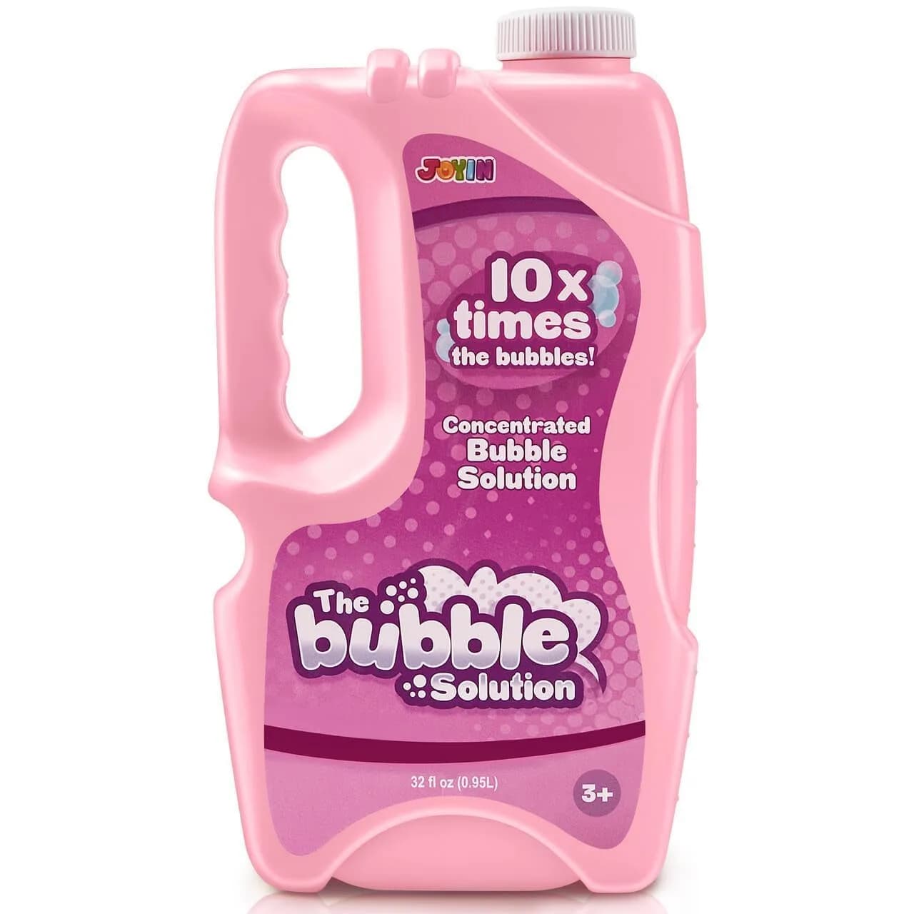 JOYIN Pink Bubble Solution Refills 946ml (32 fl oz) | Concentrated for Giant Bubbles - main product image