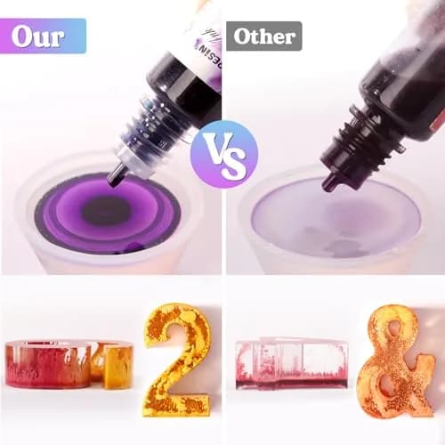 LET'S RESIN Concentrated Alcohol Ink Set 48 Colors (10ml/0.35oz Each) | Vibrant, Highly Pigmented for Resin Art thumbnail 4