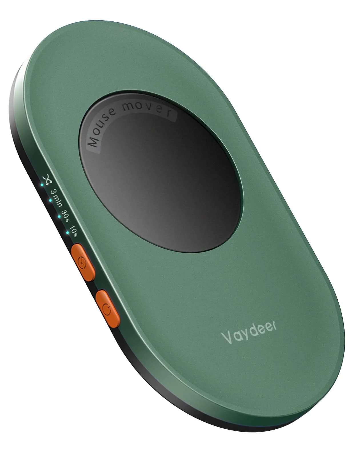 Vaydeer Ultra Slim Mouse Mover Air 3 Mouse Jiggler 105g (0.22 lb) | Keeps PC Active — Dark Green
