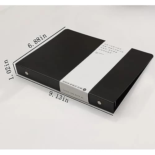 xingtingyu Storage Binder Cover 6-Ring 9-Ring PVC | Refillable Notebook for Office & School thumbnail 2