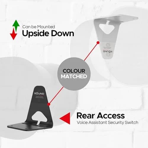 Sound Bass ERA300 Wall Mount Bracket Twin Pack (2pcs) | Low Profile Black Mounts for Sonos Era 300 Speakers thumbnail 7