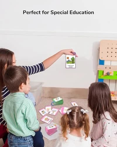 CHEFAN Autism Communication Cards 120 PCS | Visual Aids for Nonverbal Kids & Speech Delay thumbnail 4