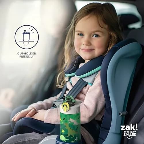 Zak Designs Barbie Sage 16oz Leak-Proof Straw Kids Water Bottle, Plastic | BPA-Free Durable Kid-Friendly thumbnail 9