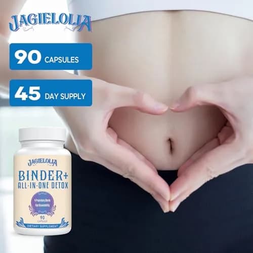 Jagielolia All-in-One Detox Binder Supplement 1500 MG | Liver & Gut Cleanse with Activated Charcoal thumbnail 7