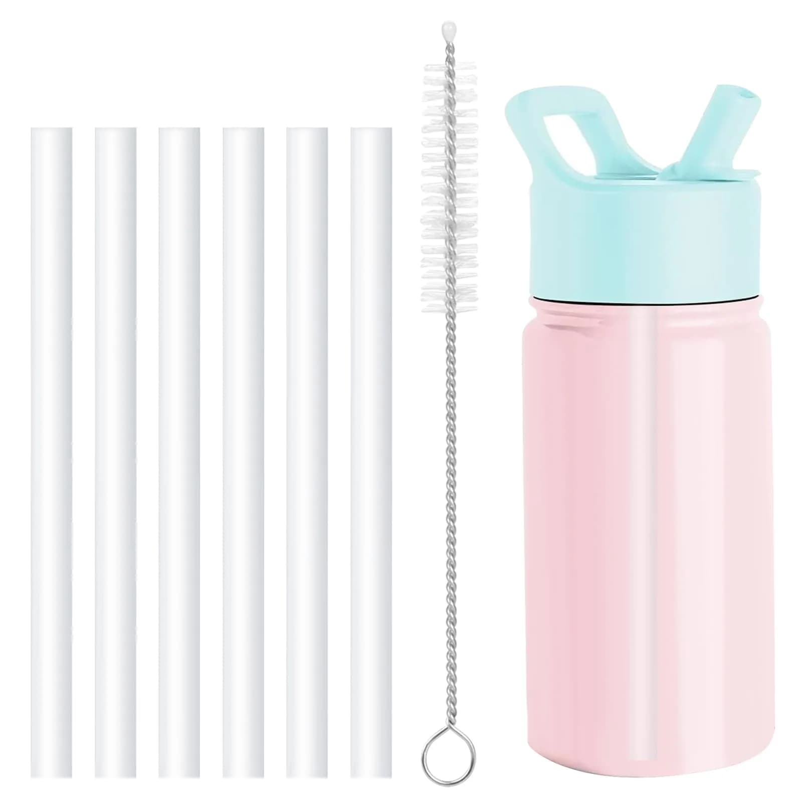 Bubrike Replacement Straws for 14oz Simple Modern Kids Water Bottle | BPA-Free & Dishwasher Safe - main product image