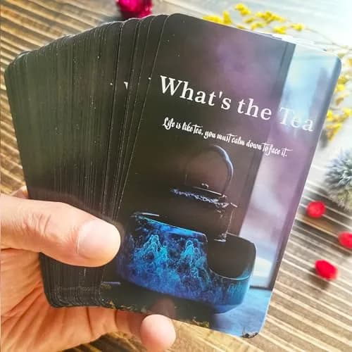 GZXINKE What's The Tea? Relationships Oracle Cards, Life Oracle Deck, for Beginners, Interpreting Career & Relationships, White thumbnail 9