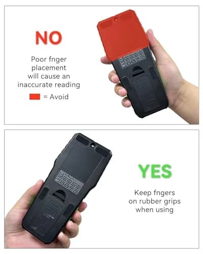 RDINSCOS Pinless Moisture Meter for Wood & Wall, 160g (5.6oz) | Non-Invasive Digital Moisture Tester for Building Materials thumbnail 6