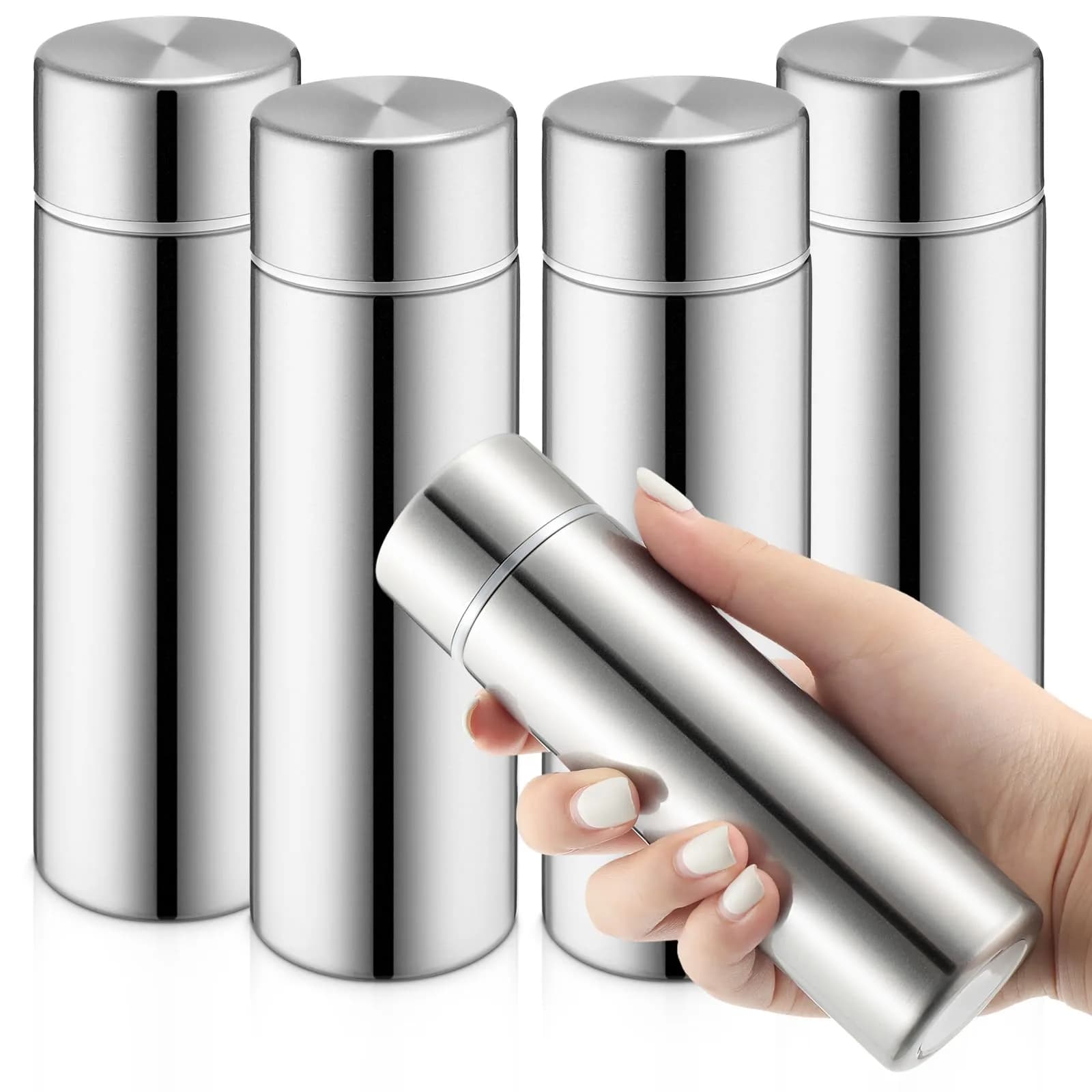 Vesici Mini Insulated Water Bottle 130ml | Portable Stainless Steel Flask for Travel & Kids - main product image