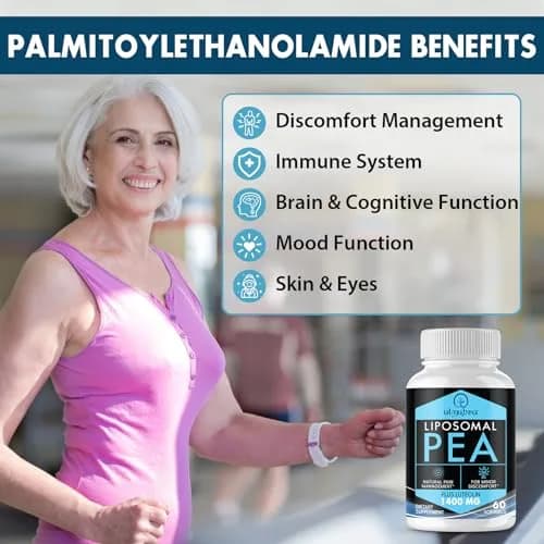 Ulmubra Liposomal Palmitoylethanolamide 1300 MG + Luteolin 100 MG | Superior Absorption for Discomfort Relief thumbnail 5