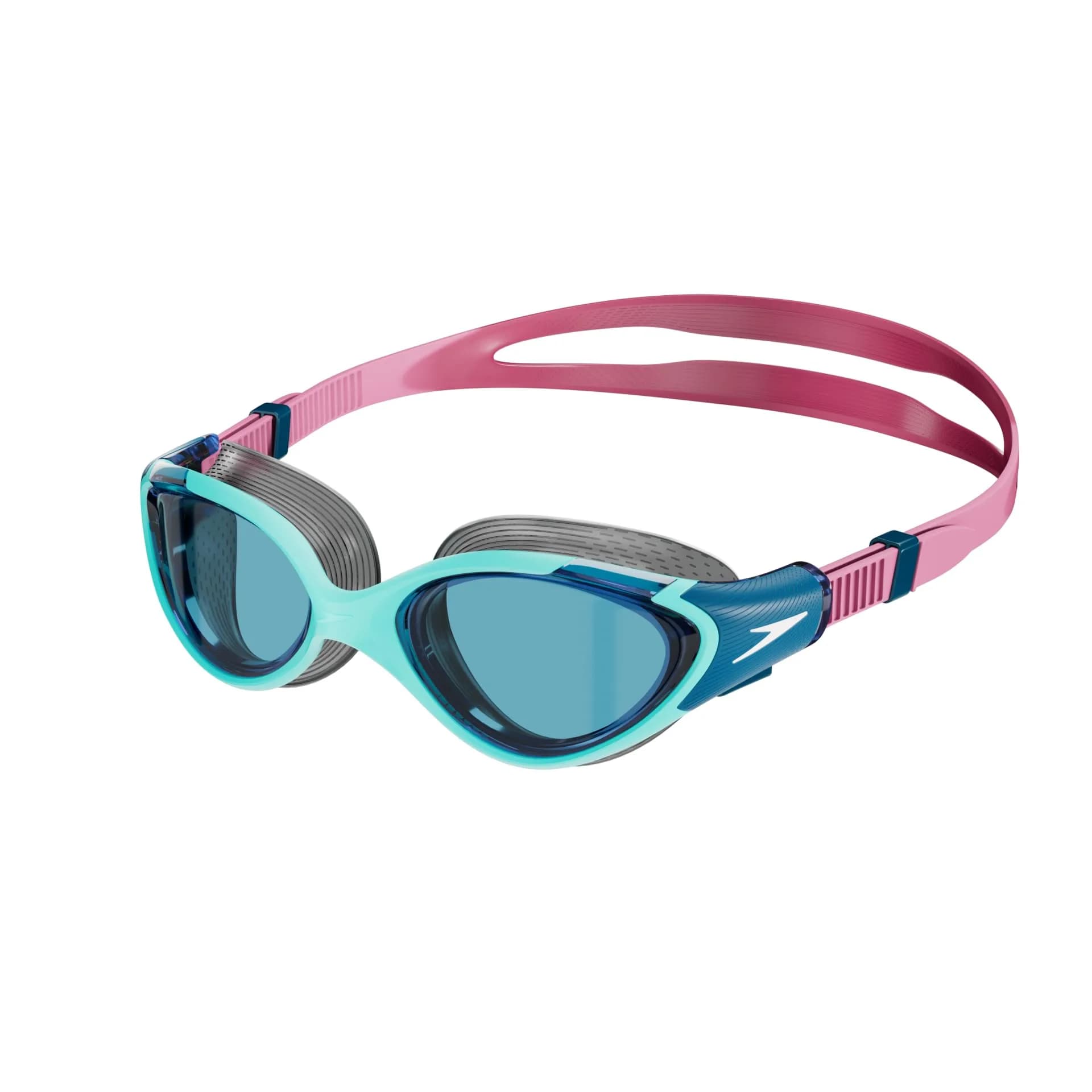 Speedo Women's Biofuse 2.0 Swim Goggles | Mirrored Blue Polycarbonate Lenses, Anti-Fog, UV Protection - main product image