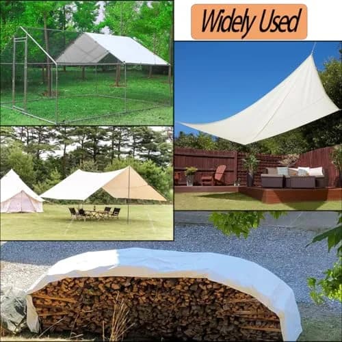 Ahpuhtan Waterproof Chicken Coop Cover 11.3*6.3 FT | UV & Weather Resistant for Winter thumbnail 5