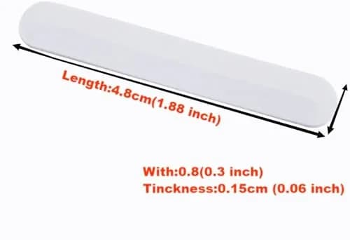 HSSDTECH Bottom Case Rubber Feet Strip for HP Pavilion 15-CS 15-CW 4.8 cm (1.88 Inch) | Heat Dissipation & Slip Resistance thumbnail 4