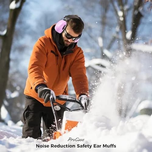 ProCase SNR33dB Noise Reduction Earmuffs, Adult Hearing Protection, Purple | ANSI S3.19 Certified thumbnail 7