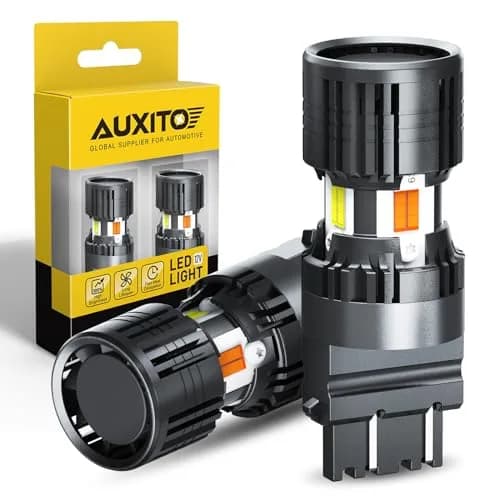 AUXITO 3157 Switchback LED Bulbs 3057 3457 4157 Dual Color Amber/White | Error-Free Turn Signal & DRL thumbnail 1