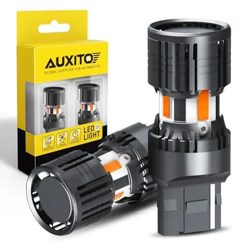 AUXITO CANBUS 7440 LED Bulbs Amber Yellow | Error-Free Turn Signal Lights, Pack of 2 thumbnail 1