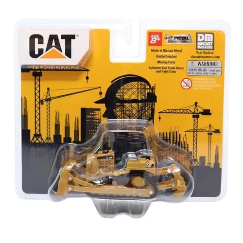 Diecast Masters D6R Bulldozer 1:64 Scale Model Yellow | Construction Vehicle for Collectors thumbnail 8