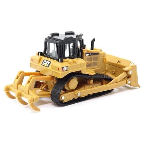 Diecast Masters D6R Bulldozer 1:64 Scale Model Yellow | Construction Vehicle for Collectors thumbnail 2