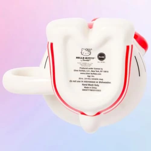 Silver Buffalo Sanrio Hello Kitty Holding Love Heart 3D Sculpted Mug 591ml (20oz) | Officially Licensed Sanrio Collectible thumbnail 4