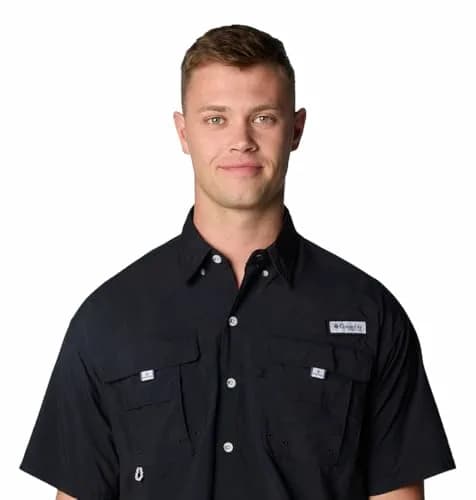 Columbia PFG Bahama II Short Sleeve Fishing Shirt | UPF 50, Lightweight Nylon, UV Protection (70-120c) thumbnail 3