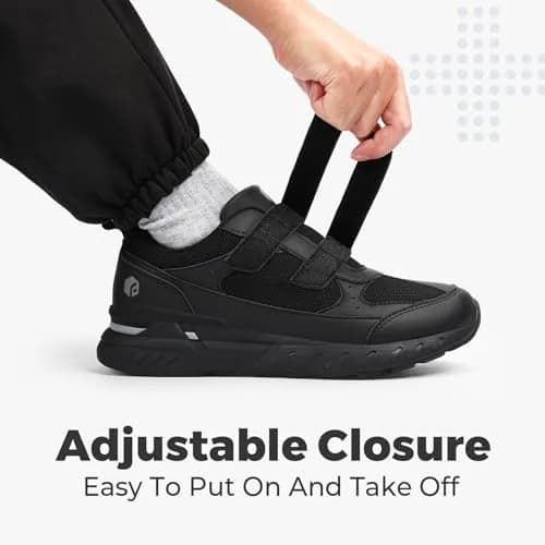 FitVille Extra Wide Walking Shoes for Men Wide Width | Orthopedic Sneakers for Swollen Feet & Neuropathy thumbnail 3