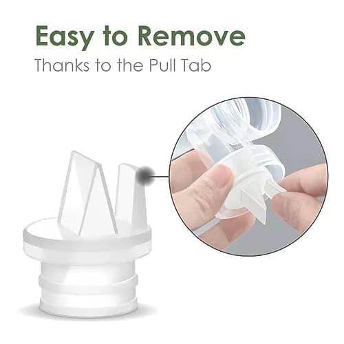 Maymom 2nd Generation Duckbill Valves with Pull Tab, 6 Count | Compatible with Spectra, Medela, Motif Luna Pumps thumbnail 8