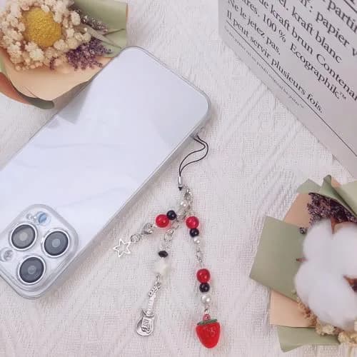 cioatu Phone Charm Strawberry Butterfly Star | Y2K Aesthetic Accessory thumbnail 4