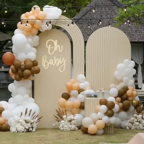 JTRF Oh Baby Sign Wood Color | Perfect for Baby Showers, Gender Reveal, 1st Birthday, Photo Backdrops thumbnail 4