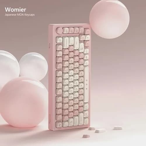 Womier Pink Cute MOA Keycaps Set - 143 Keys | Dye-Sublimation PBT Custom Keyboard Caps thumbnail 2