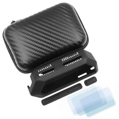 HCJYC 5-in-1 Flipper Zero Accessory Kit with Silicone Case & EVA Carry Case - Black Set thumbnail 1