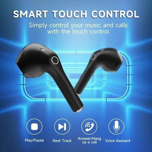 1 Hora Bluetooth 5.3 Wireless Earbuds with Charging Case | 22 Hours Playtime thumbnail 5